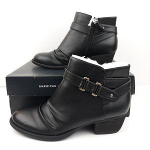 Dr. Scholl's Short Boots Black Women Size 9M Joyful